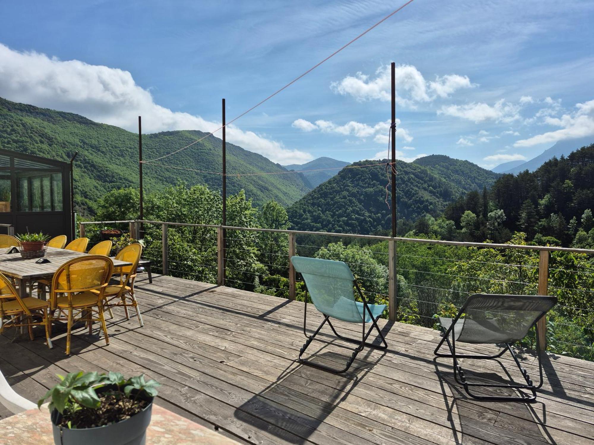 Cailla Grande Terrasse Avec Vue Entre Mediterranee Et Pays Cathare מראה חיצוני תמונה